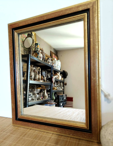 Ancien miroir mural - , cadre