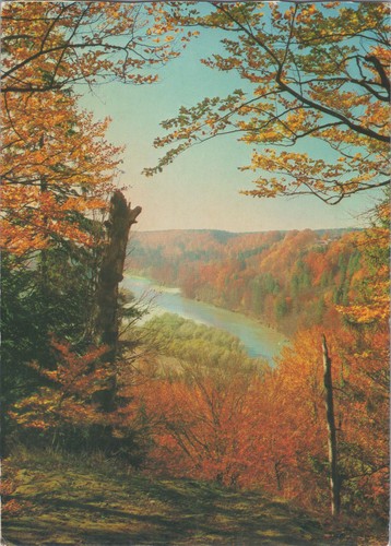 Carte postale isartal südlich - carte,