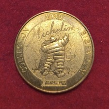 JETON OU MEDAILLE MONNAIE DE PARIS " COLECTION BIBENDUM 1930 MICHELIN 2015 "