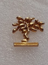 Pin's Doré Arbre Olivier