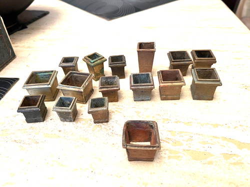 Lot sabots pieds - pieds, anciens