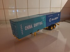 SEMI-REMORQUE SEULE : 2 ESSIEUX CONTAINER CHINA SHIPPING IXO 1/43
