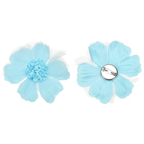 Fleur tissu 2 broches - cm,,