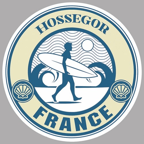 Autocollant hossgor surf les - hossgor,