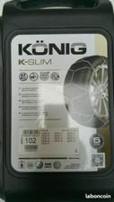 Chaine à neige thule konig k-slim 102 jamais déballé ! totalement neuf !