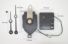 mouvement horloge pendule à balancier- aiguilles trou - sonnerie westminster