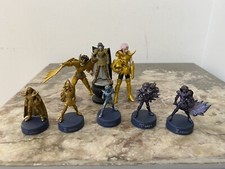 SAINT SEIYA LOT 8 DIVERS GASHAPONS CHEVALIERS LOOSE BANDAI BEL ÉTAT !