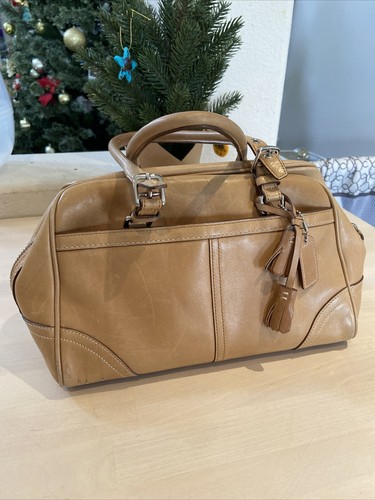 Coach brown leather hamptons - coach,