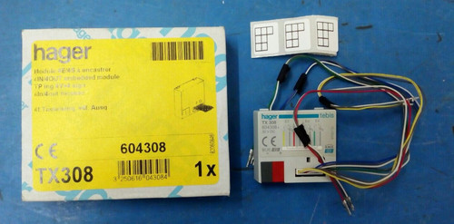 Hager tx308 module - module, 4