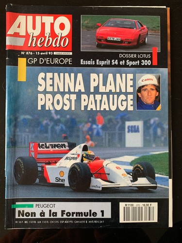 Auto hebdo 876 04 - hebdo, 15/04/1993