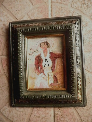 Petit portrait femme 19ème - petit,