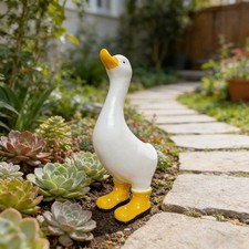 Figurine canard en résine