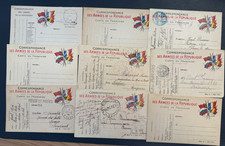 WW1 - Lot de 9 Franchises