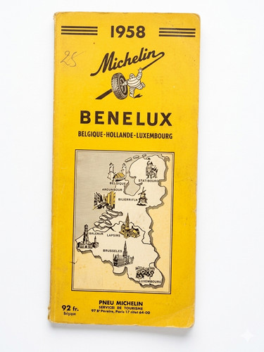 Guide michelin benelux 1958 - michelin, 1958.