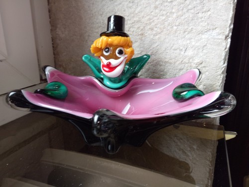 Clown verre murano - verre,