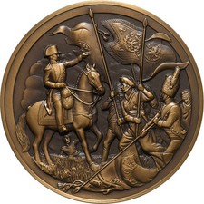 France, Médaille, Napoléon Ier, Bataille d'Austerlitz, 1991, Bronze, SUP
