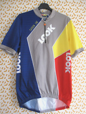 Maillot cycliste LOOK Carbon Line geometrique Jersey Vintage Velo - XXL