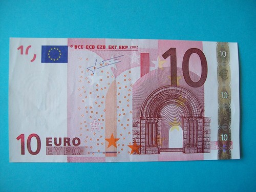 Billet euros presque neuf - billet,