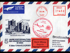 ENVELOPPE illustrée "WIEN à DUSSELDORF" Oblitération Flamme postale AVIATION
