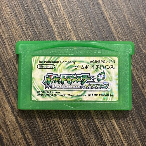 Pokemon leaf green cartridge - leaf,