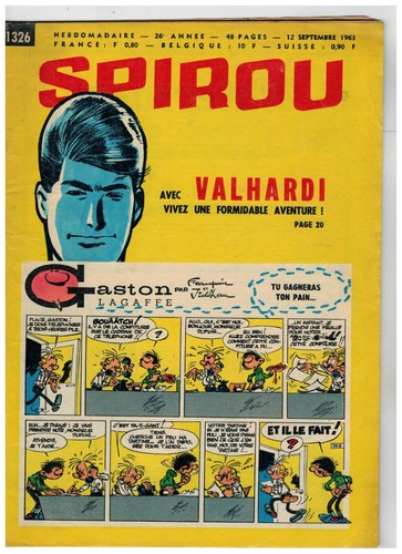 Spirou 1326 gaston - spirou,