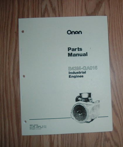 Onan b43m ga016 engine - onan,