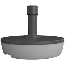 EDA - Pied de parasol rond 20l à remplir gris béton