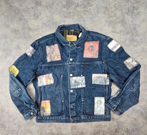 Veste jean customisée zara - veste, en