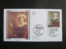 FDC ENVELOPPE   1er JOUR 2002 TABLEAU " AUTOPORTRAIT " ELISABETH VIGEE-LEBRUN