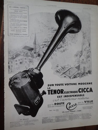 Cicca tenor avertisseur - cicca,