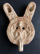 Ancienne Lampe A Huile Romaine