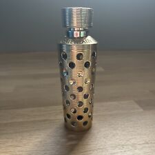 Étui Métallique Doré Ajouré à Pois pour Recharge Vaporisateur Parfum Guerlaïn