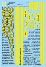 Logo Société Colas 1/24 Décalcomanies 170x120mm INTERDECAL