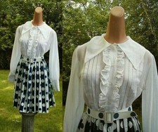 Vtg 70s RHODA LEE Shirt Dress