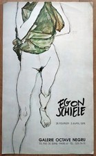 EGON SCHIELE Affiche ancienne