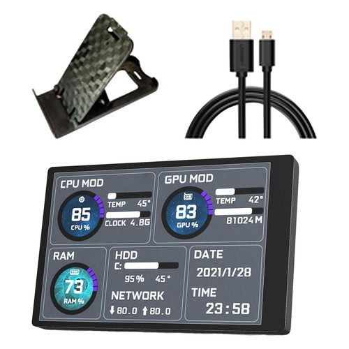 Moniteur écran ips - moniteur, 3,5