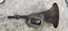 Ancienne trompe avertisseur Klaxon auto moto vélo laiton chromé mais Incomplète 