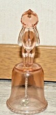 Pink depression glass kewpie