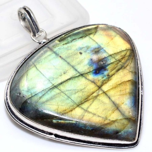 Pendentif labradorite et - pendentif, en