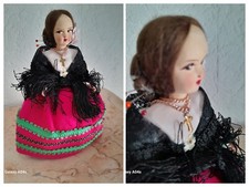 ITALIE VENISE  POUPEE REGIONALE REGIONALE HT  20 cm tête en carton pressé