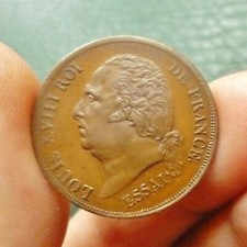 Louis XVIII - Cinq Centimes -