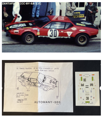 Decal tomaso pantera 30 - decal,