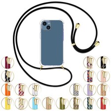 Collier (O) pour Apple iPhone 14 Coque avec cordon Etui Case Couverture
