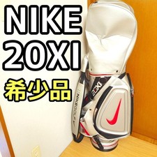 Nike 20XI Tour Model Tiger Woods Silver cart bag golf caddy bag rare japan used