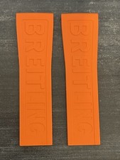 Breitling Orange Plongeur Pro III Caoutchouc Sangle pour Boucle Déployante 24-20