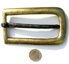 ANCIENNE GRANDE BOUCLE COLLIER SONNAILLE CLOCHE BRONZE BUCKLE BELL