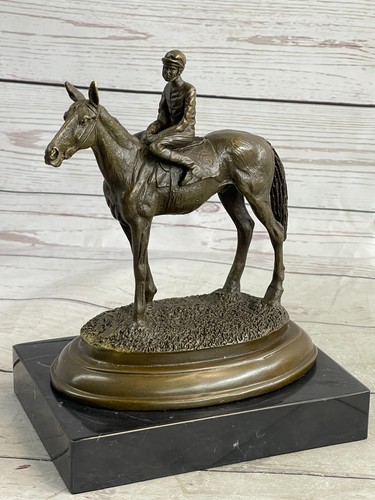 Statue bronze cheval - statue,