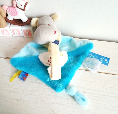 Baby nat doudou plat carré - doudou,
