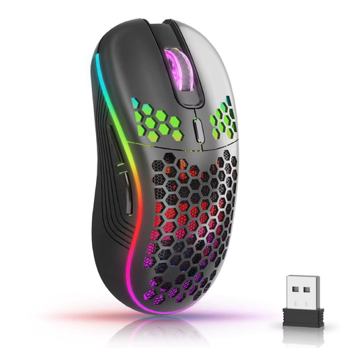 Souris wireless rgb - 2.4g,