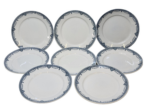 Anciennes assiettes plates - anciennes,